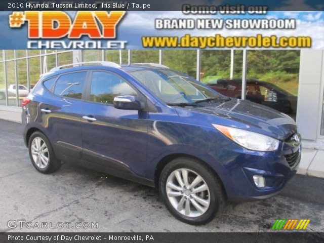 2010 Hyundai Tucson Limited in Iris Blue