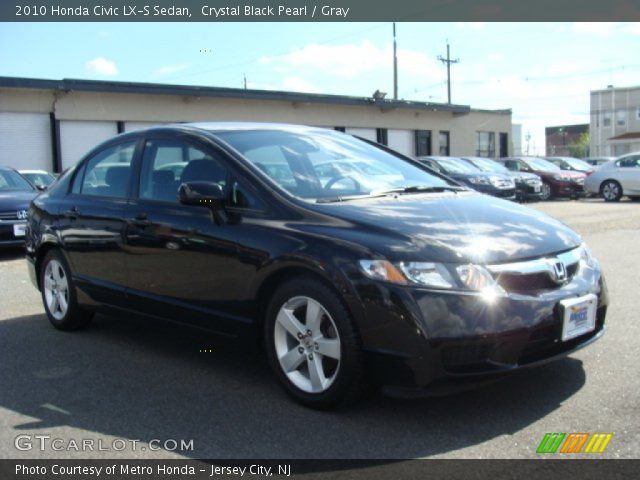 2010 Honda Civic LX-S Sedan in Crystal Black Pearl