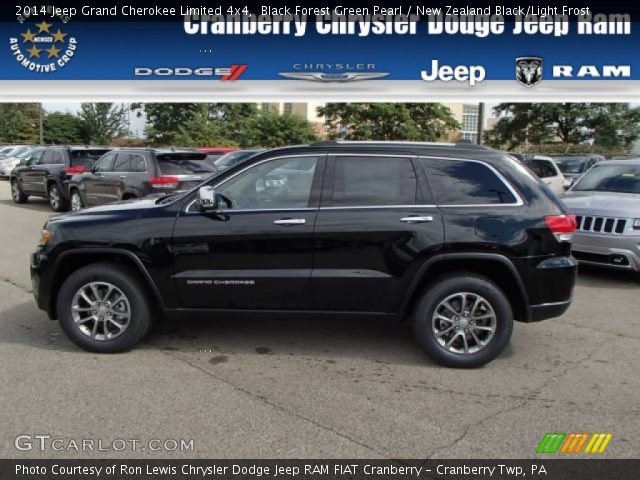 2014 Jeep Grand Cherokee Limited 4x4 in Black Forest Green Pearl