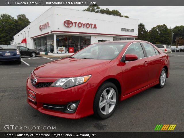 2012 Toyota Camry SE in Barcelona Red Metallic