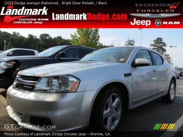 2011 Dodge Avenger Mainstreet in Bright Silver Metallic