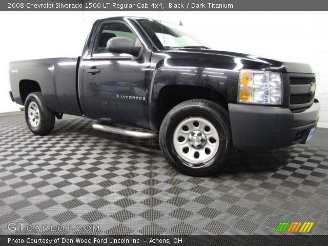 2008 Chevrolet Silverado 1500 LT Regular Cab 4x4 in Black
