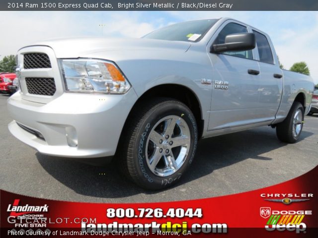 2014 Ram 1500 Express Quad Cab in Bright Silver Metallic