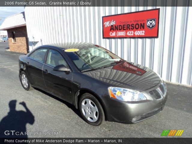 2006 Pontiac G6 Sedan in Granite Metallic