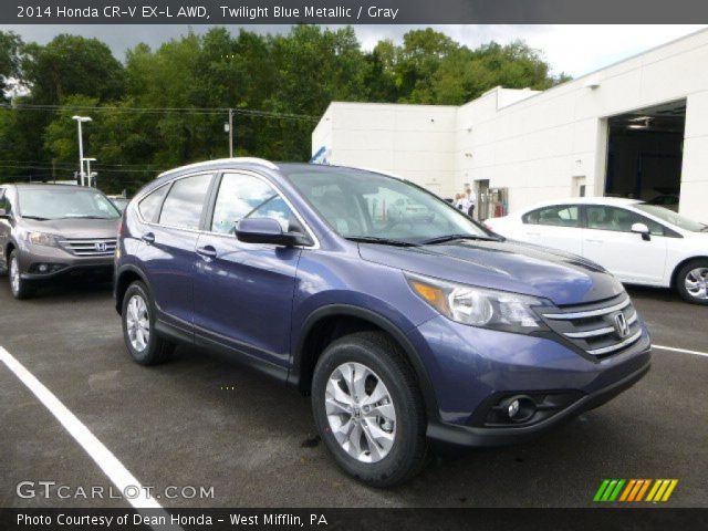 2014 Honda CR-V EX-L AWD in Twilight Blue Metallic