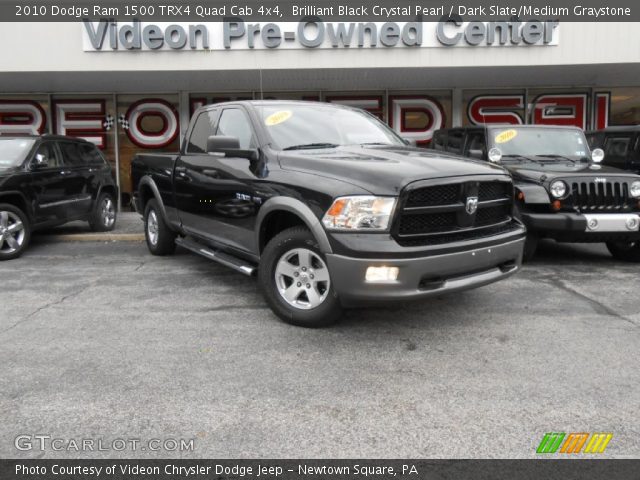 2010 Dodge Ram 1500 TRX4 Quad Cab 4x4 in Brilliant Black Crystal Pearl