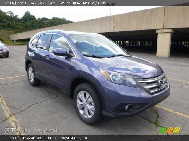 2014 Honda CR-V EX-L AWD in Twilight Blue Metallic