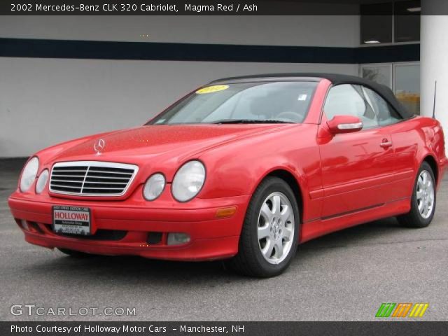 2002 Mercedes-Benz CLK 320 Cabriolet in Magma Red