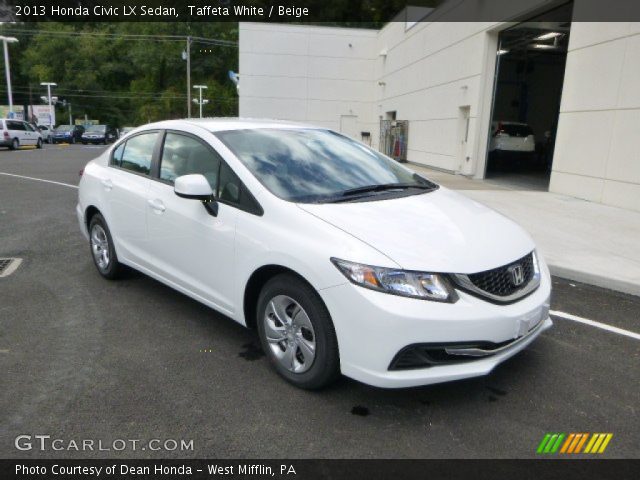 2013 Honda Civic LX Sedan in Taffeta White