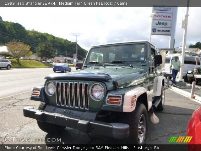 1999 Jeep Wrangler SE 4x4 in Medium Fern Green Pearlcoat