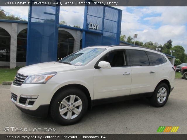 2014 Chevrolet Traverse LT AWD in White Diamond Tricoat