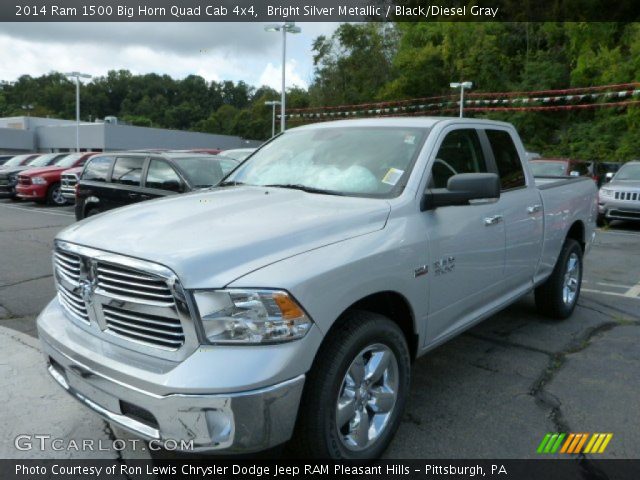 2014 Ram 1500 Big Horn Quad Cab 4x4 in Bright Silver Metallic