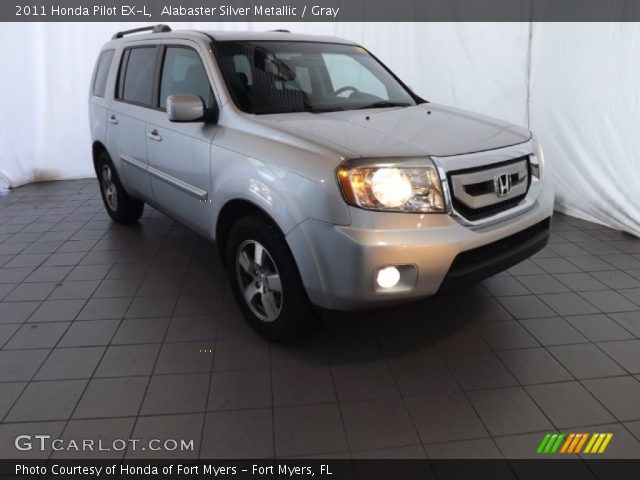 2011 Honda Pilot EX-L in Alabaster Silver Metallic