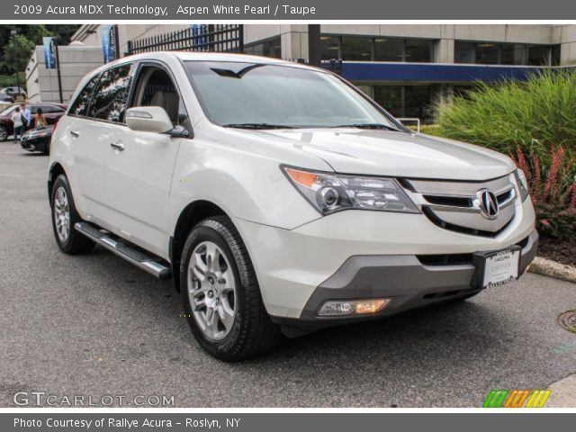 2009 Acura MDX Technology in Aspen White Pearl