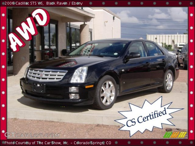 2006 Cadillac STS V6 in Black Raven
