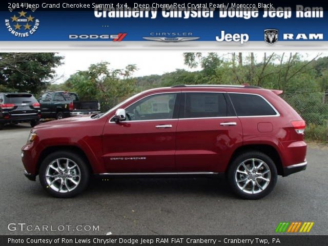 2014 Jeep Grand Cherokee Summit 4x4 in Deep Cherry Red Crystal Pearl