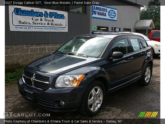 2007 Dodge Caliber SXT in Steel Blue Metallic