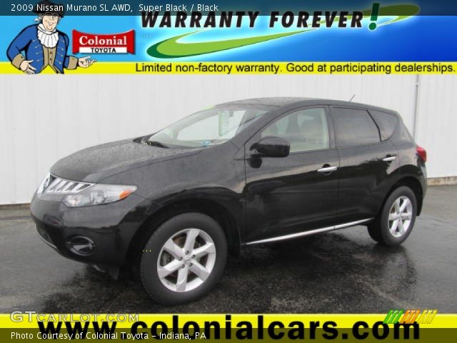2009 Nissan Murano SL AWD in Super Black