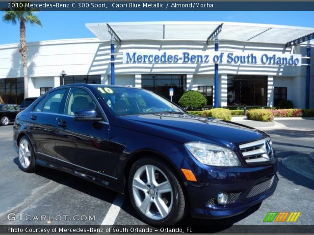 2010 Mercedes-Benz C 300 Sport in Capri Blue Metallic