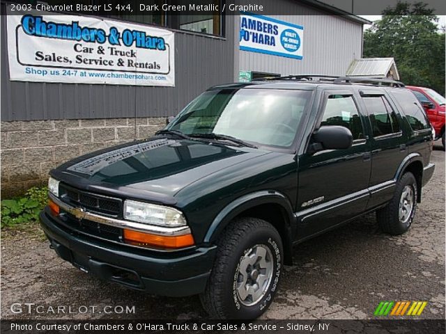 2003 Chevrolet Blazer LS 4x4 in Dark Green Metallic