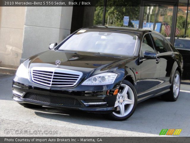 2010 Mercedes-Benz S 550 Sedan in Black