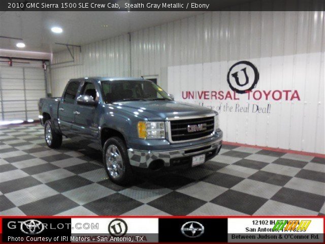 2010 GMC Sierra 1500 SLE Crew Cab in Stealth Gray Metallic