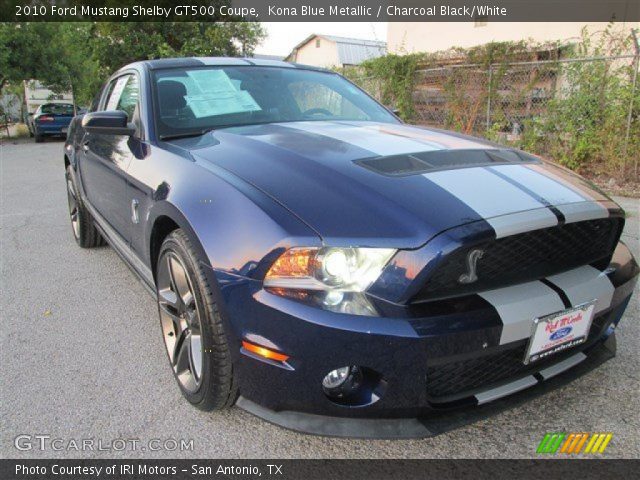 2010 Ford Mustang Shelby GT500 Coupe in Kona Blue Metallic