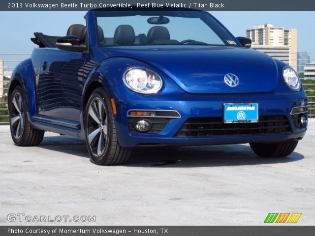 2013 Volkswagen Beetle Turbo Convertible in Reef Blue Metallic
