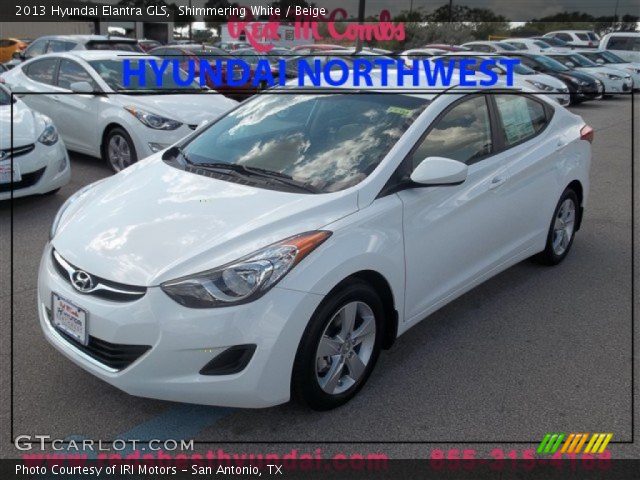 2013 Hyundai Elantra GLS in Shimmering White