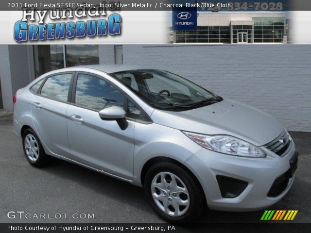 2011 Ford Fiesta SE SFE Sedan in Ingot Silver Metallic