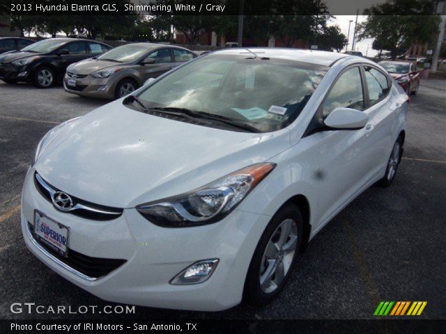 2013 Hyundai Elantra GLS in Shimmering White