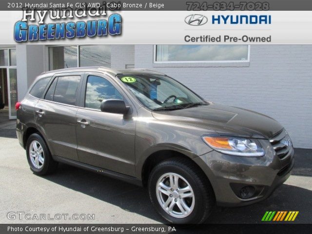 2012 Hyundai Santa Fe GLS AWD in Cabo Bronze