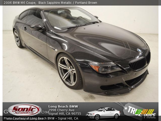 2006 BMW M6 Coupe in Black Sapphire Metallic