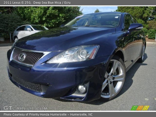 2011 Lexus IS 250 in Deep Sea Blue Mica
