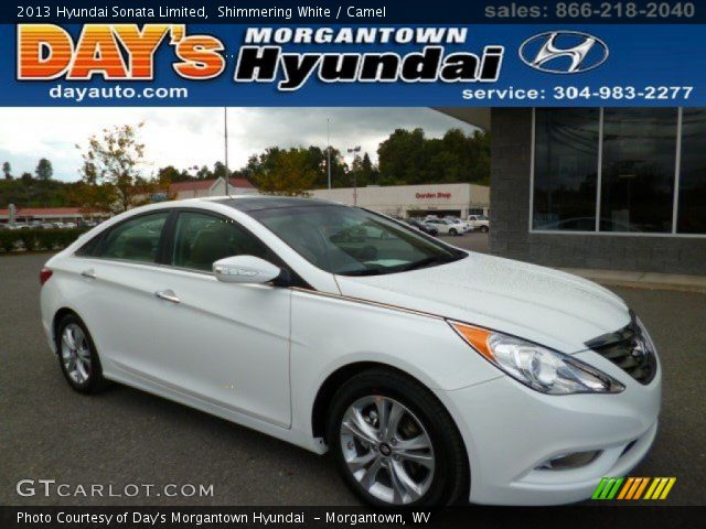 2013 Hyundai Sonata Limited in Shimmering White