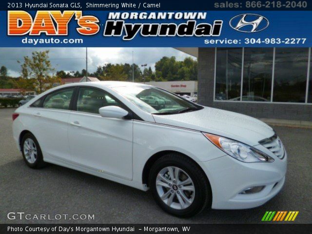 2013 Hyundai Sonata GLS in Shimmering White