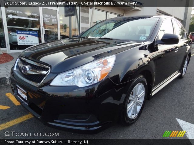 2010 Subaru Legacy 2.5i Premium Sedan in Crystal Black Silica