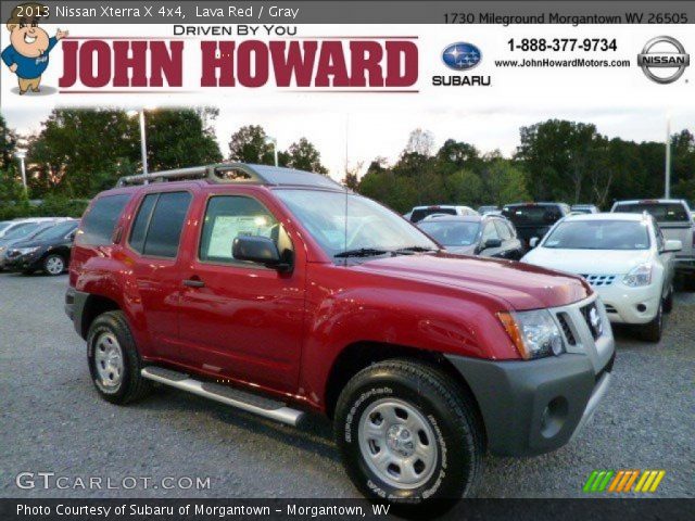 2013 Nissan Xterra X 4x4 in Lava Red