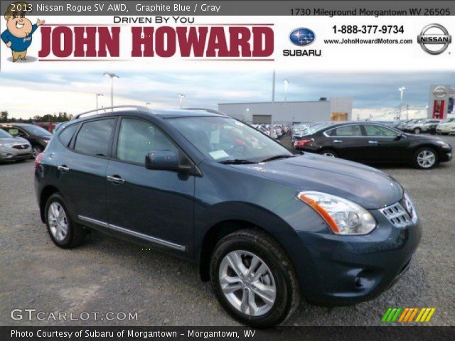 2013 Nissan Rogue SV AWD in Graphite Blue