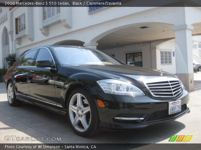 2010 Mercedes-Benz S 550 Sedan in Black