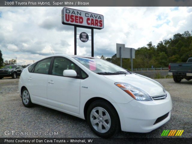 2008 Toyota Prius Hybrid in Super White