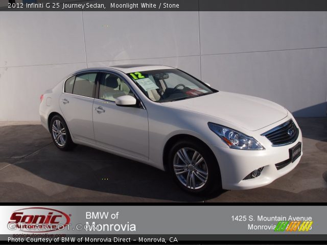 2012 Infiniti G 25 Journey Sedan in Moonlight White