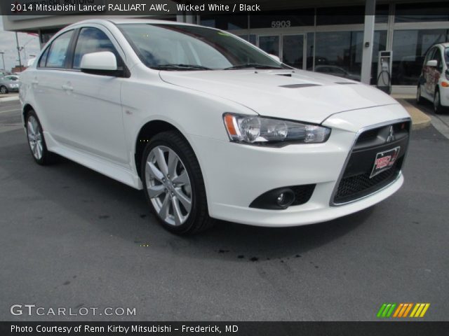 2014 Mitsubishi Lancer RALLIART AWC in Wicked White