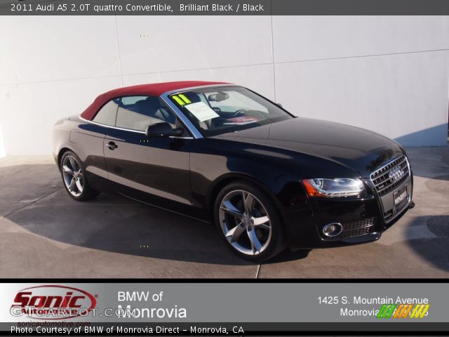 2011 Audi A5 2.0T quattro Convertible in Brilliant Black