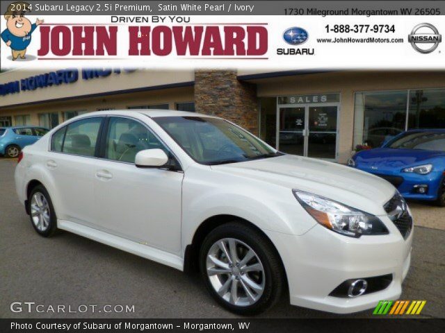 2014 Subaru Legacy 2.5i Premium in Satin White Pearl