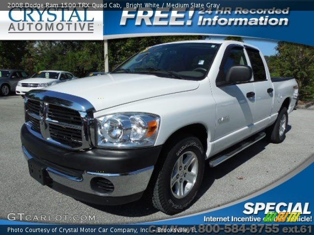 2008 Dodge Ram 1500 TRX Quad Cab in Bright White