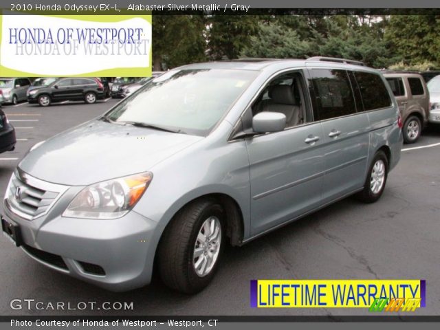 2010 Honda Odyssey EX-L in Alabaster Silver Metallic