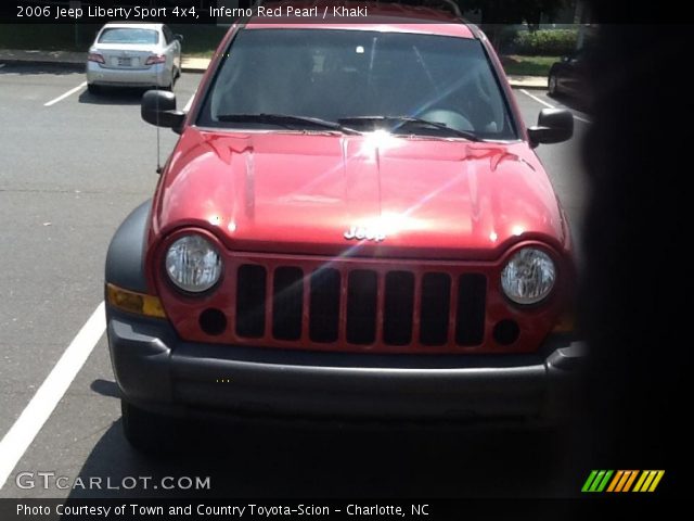 2006 Jeep Liberty Sport 4x4 in Inferno Red Pearl