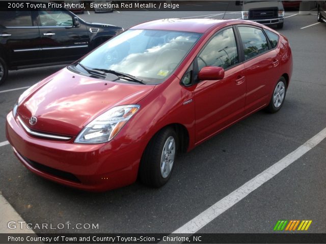 2006 Toyota Prius Hybrid in Barcelona Red Metallic