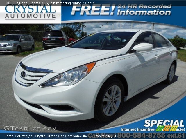 2012 Hyundai Sonata GLS in Shimmering White